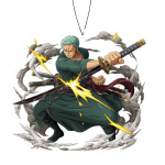 One Piece Roronoa Zoro Apple Car Air Freshener