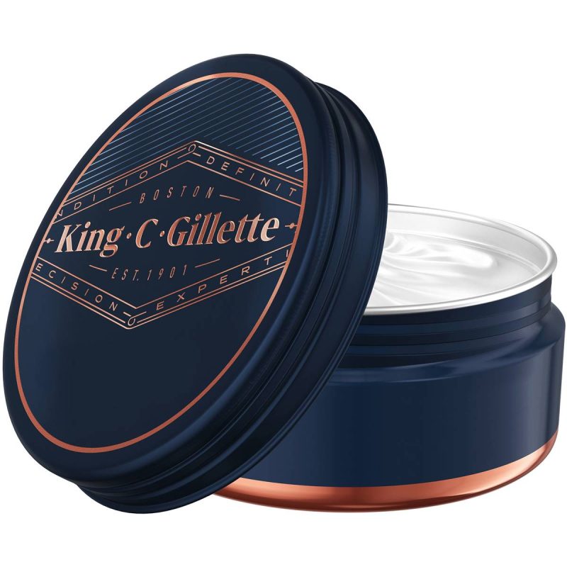 Gillette King C Soft Beard Balm with Cocoa Butter for Men 100ml