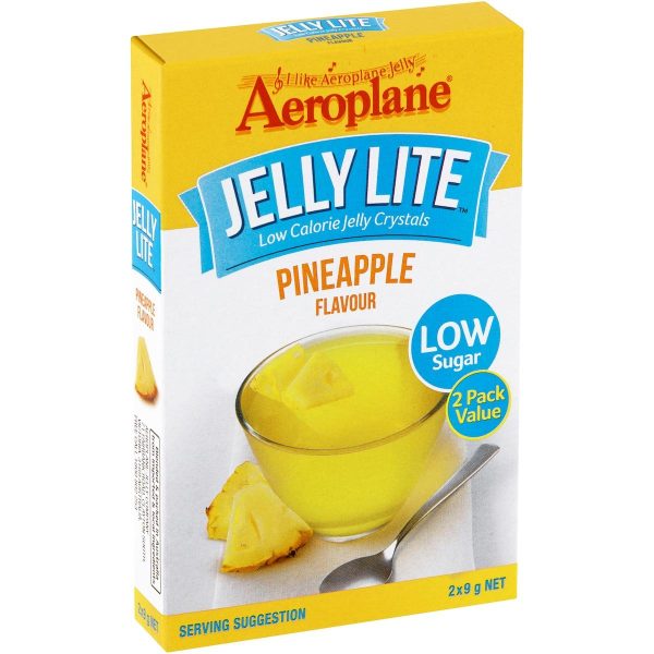 Aeroplane Jelly Lite Pineapple Low Calorie Jelly Powder 18g