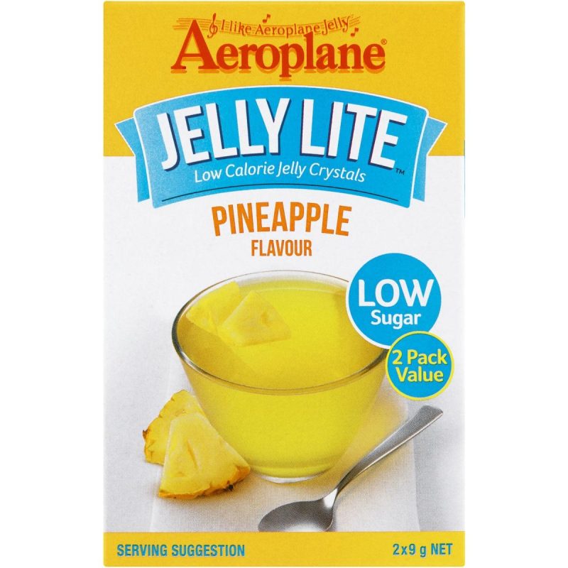 Aeroplane Jelly Lite Pineapple Low Calorie Jelly Powder 18g