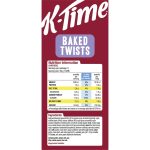 Kelloggs K-Time Baked Twists Apple Blueberry Flavour Snack Bars 9 Pack