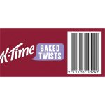 Kelloggs K-Time Baked Twists Apple Blueberry Flavour Snack Bars 9 Pack