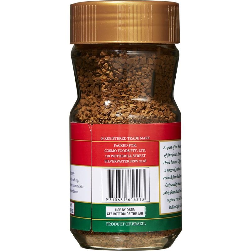 Caffe Aurora Italian Style Freeze Dried Coffee Jar 100g