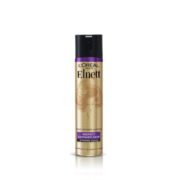 L'Oreal Elnett Hair Spray For Damaged Hair Strong Hold With Argan Oil 75ml