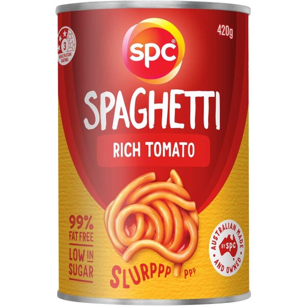 SPC Spaghetti Rich Tomato Sauce Can 420g