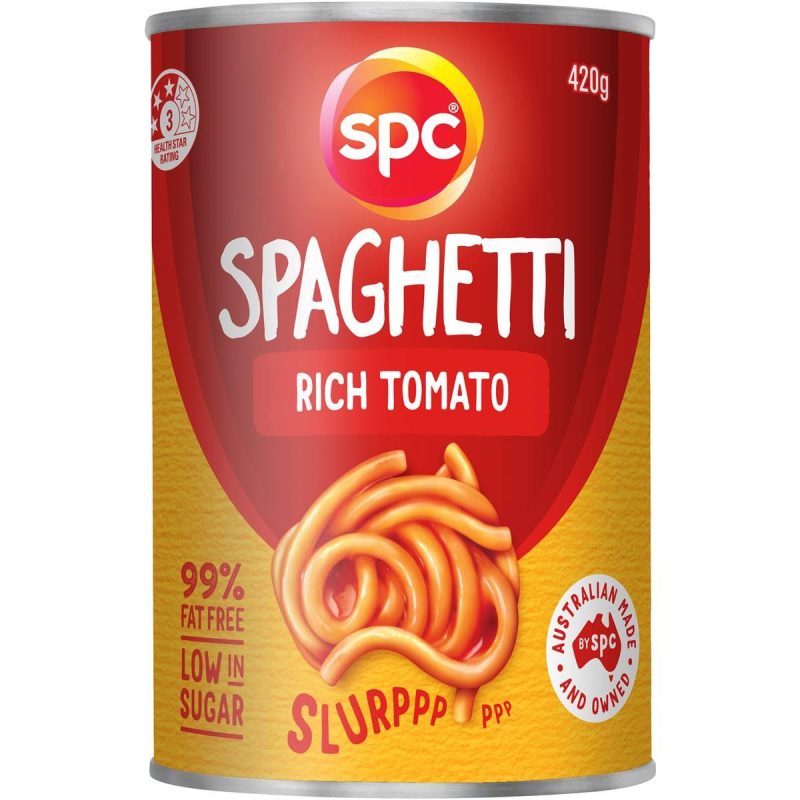 SPC Spaghetti Rich Tomato Sauce Can 420g