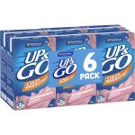 Up & Go Strawberry Milk Liquid Breakfast Cartons 250ml X 6 Cartons