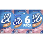 Up & Go Strawberry Milk Liquid Breakfast Cartons 250ml X 6 Cartons