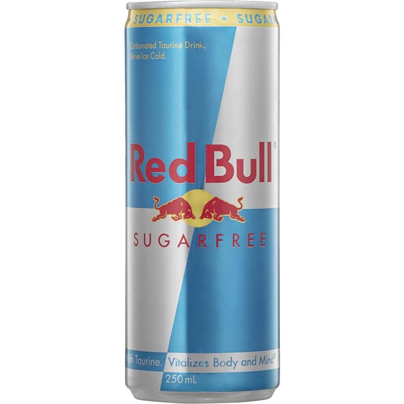 Red Bull Energy Drink Sugar Free Can 250ml