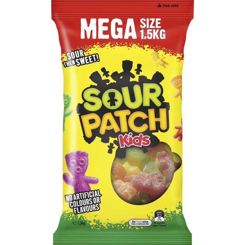 Sour Patch Kids Mega Size Share Pack 1.5kg
