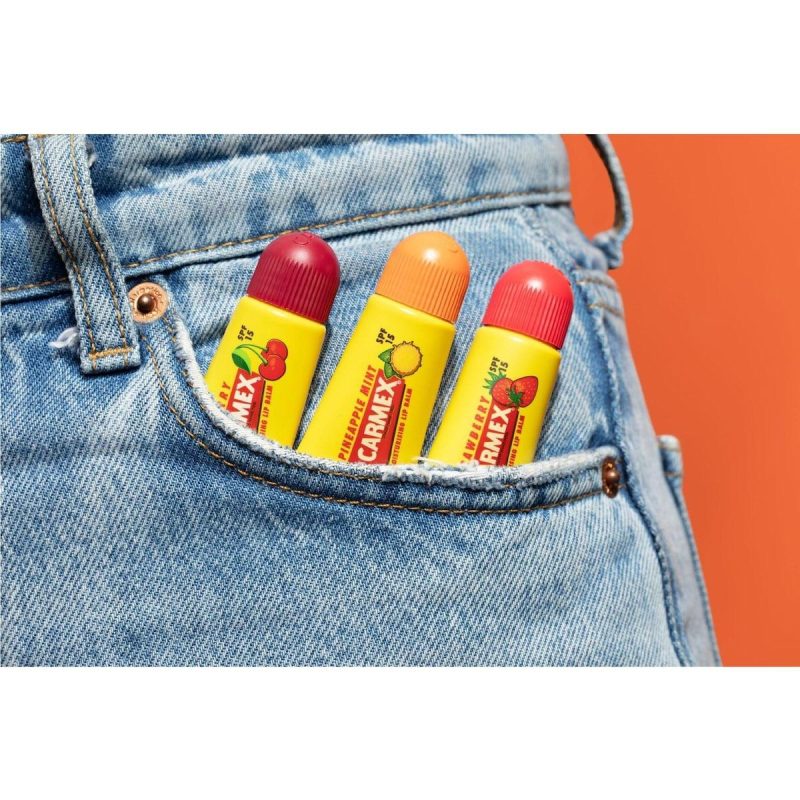 Carmex Moisturising Mini Lip Balm Minis 3 pack