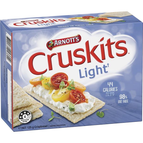 Arnotts Cruskits Light Crispbreads 125g