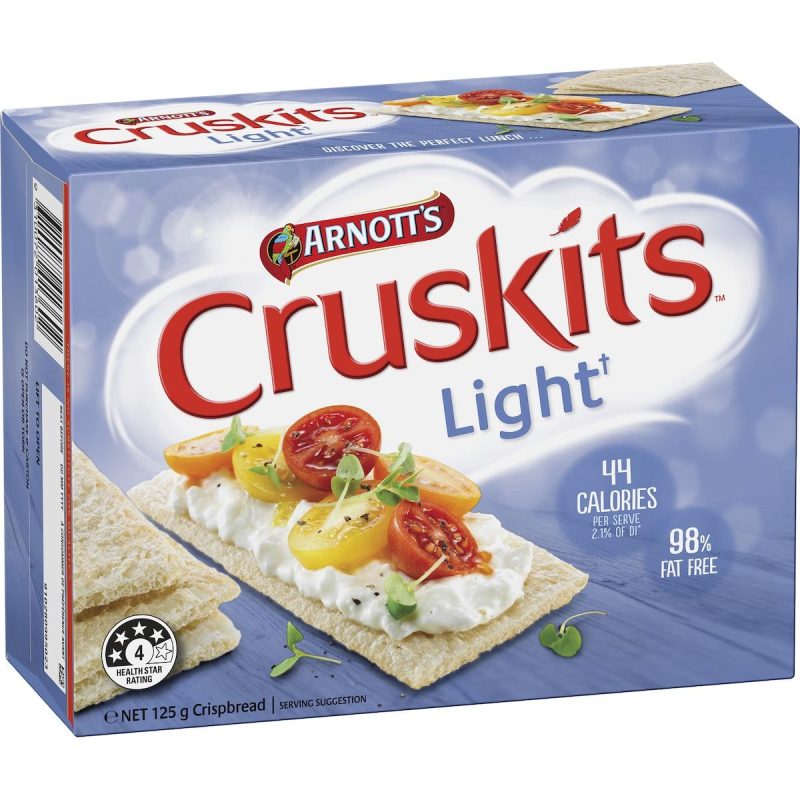 Arnotts Cruskits Light Crispbreads 125g