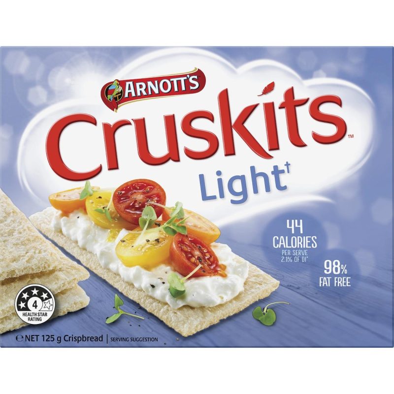Arnotts Cruskits Light Crispbreads 125g