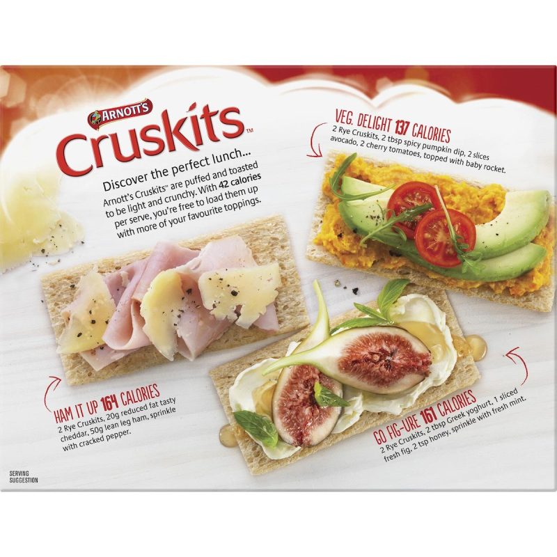 Arnotts Cruskits Rye Crispbreads 125g
