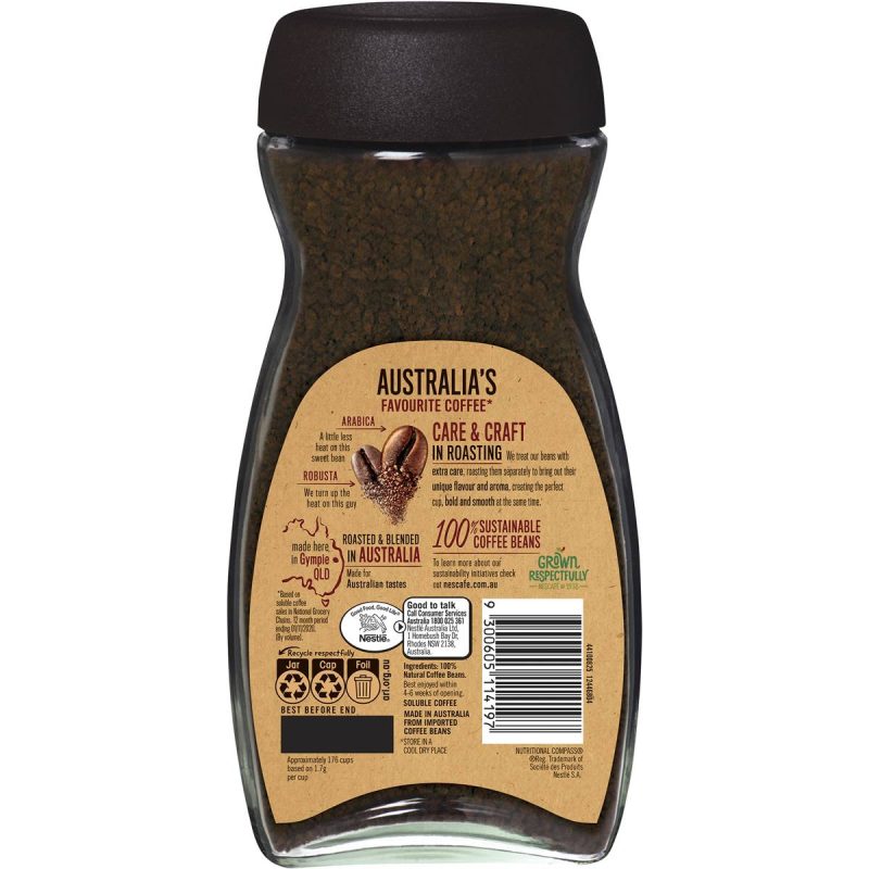 Nescafe Blend 43 Smooth Medium Roast Instant Coffee Jar 300g