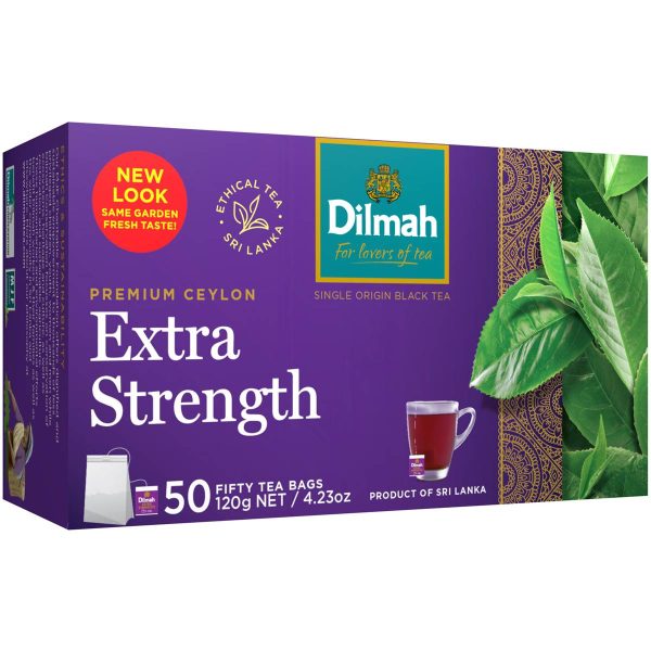 Dilmah Premium Ceylon Extra Strength Tea Bags 50 Pack