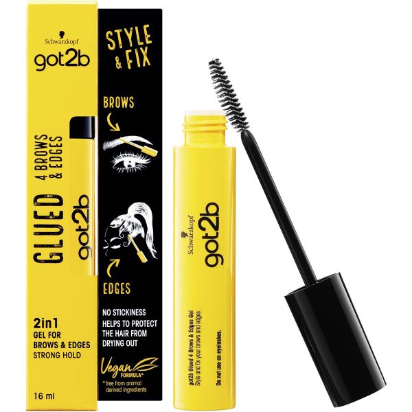 Schwarzkopf Got2B Glued 4 Brows and Edges 2 in 1 Gel Strong Hold