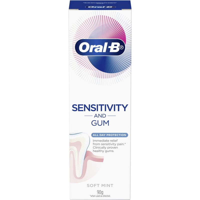 Oral B Sensitivity and Gum All Day Protection Soft Mint Toothpaste 90g
