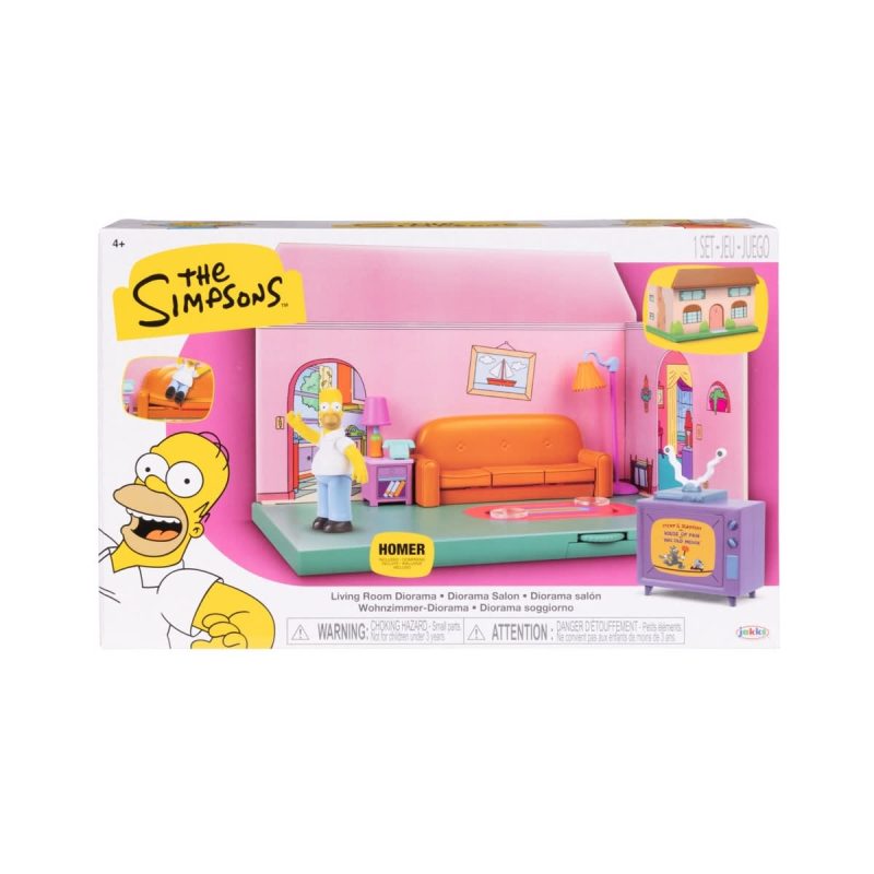 The Simpsons Living Room Dioroma Playset