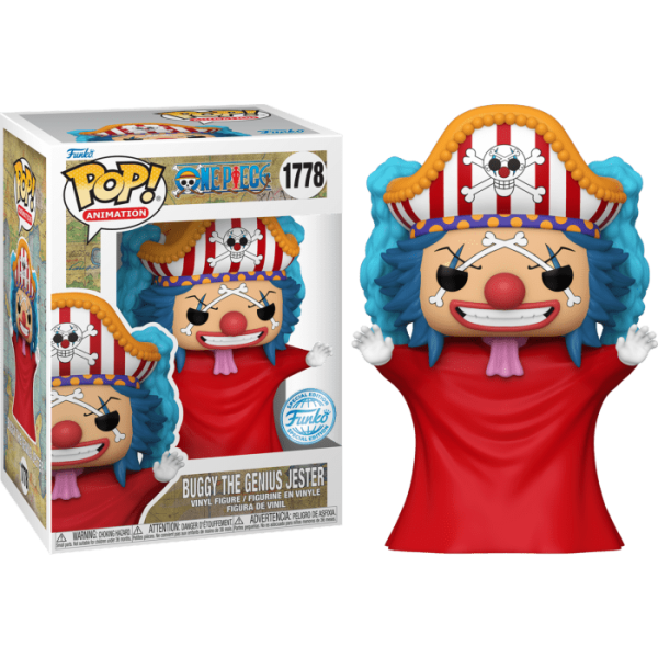 One Piece Buggy The Genius Jester Pop! Vinyl