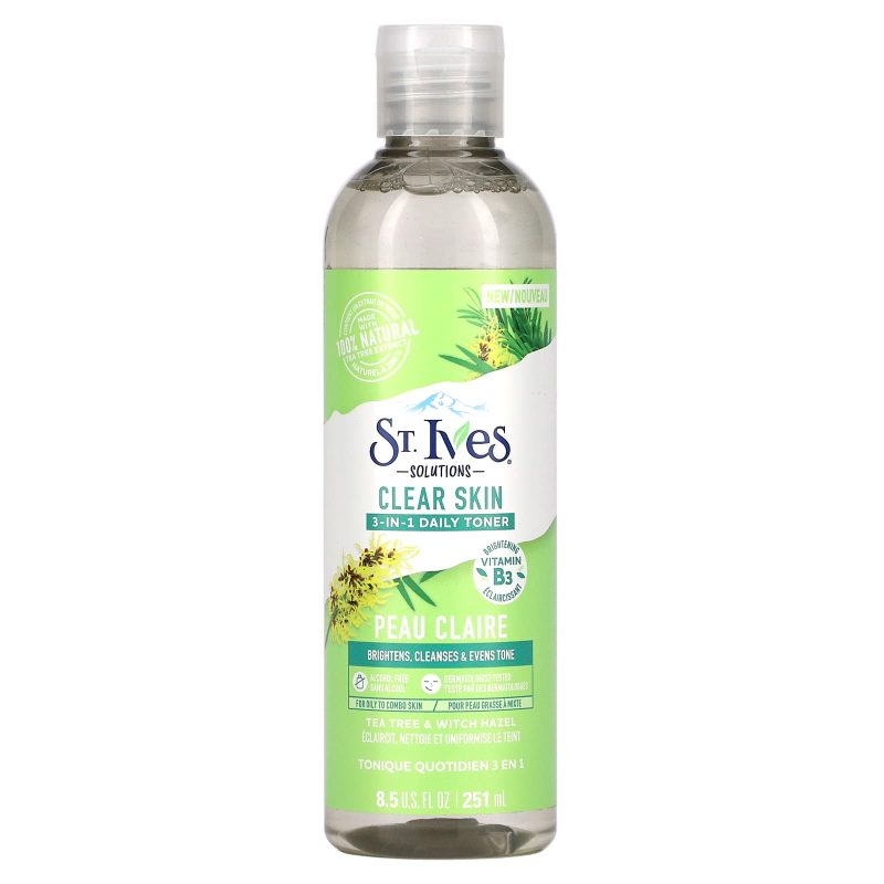 St Ives Clear Skin Daily Toner Tea Tree and Witch Hazel 251ml