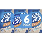Up & Go Vanilla Milk Liquid Breakfast Cartons 250ml X 6 Cartons