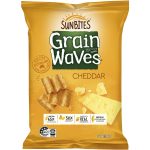 Sunbites Grain Waves Wholegrain Chips Cheddar Cheese Pack 170g