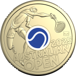 Australian Open Mens $2 Two Dollar Gold Coin 2025 Rare Limited Edition