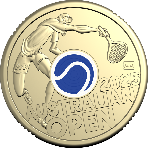 Australian Open Mens $2 Two Dollar Gold Coin 2025 Rare Limited Edition