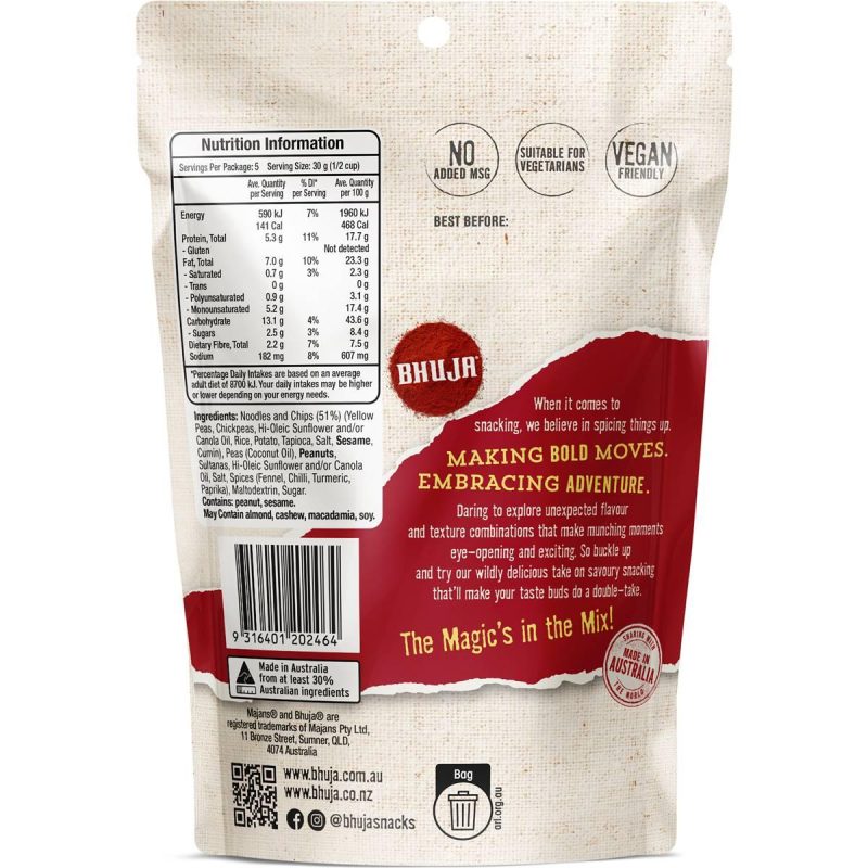 Majans Bhuja Original Mix Snack Bag 150g
