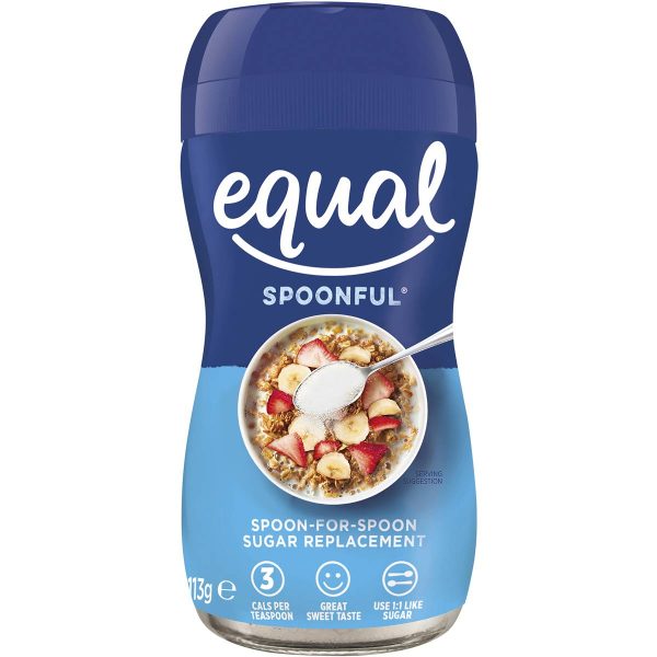 Equal Spoonful Spoon For Spoon Sugar Replacement Sweetener Jar 113g