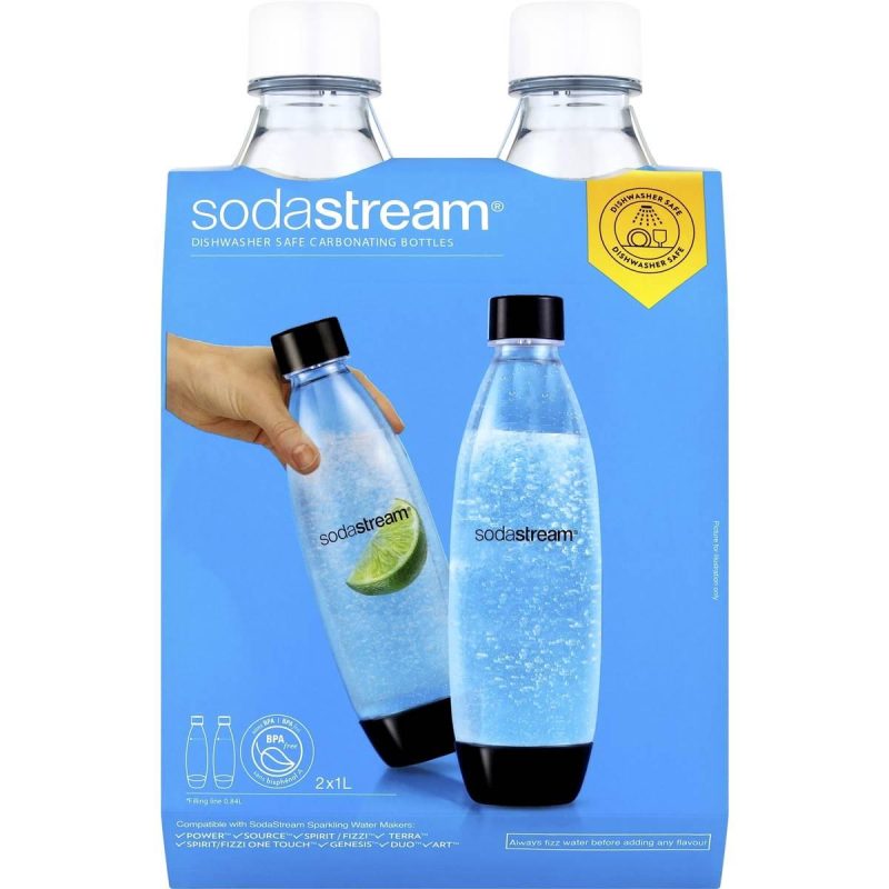 Sodastream Dishwasher Safe Carbonating Bottles Twin Pack