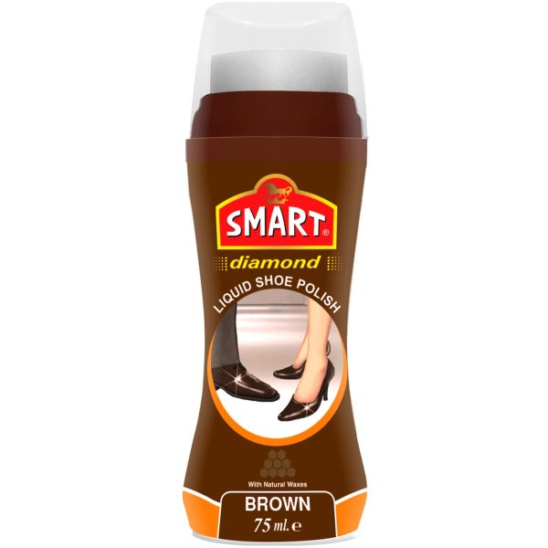 Smart Liquid Shoe Polish Brown 75ml