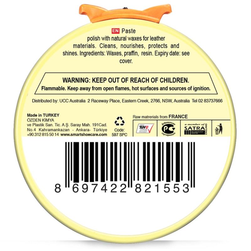 Smart Premium Quality Shoe Polish Neutral 50g