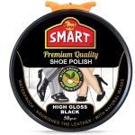Smart Premium Quality Shoe Polish High Gloss Black 50g