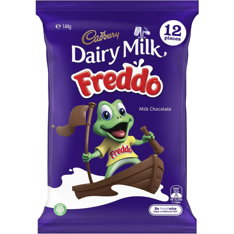 Cadbury Dairy Milk Freddo Chocolate Share Pack 12 Pack