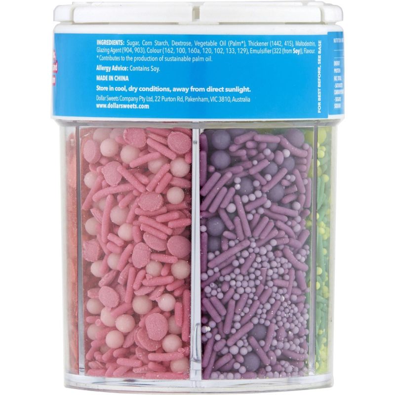 Dollar Sweets Colours Of The Rainbow Cake Sprinkles Candy 159g