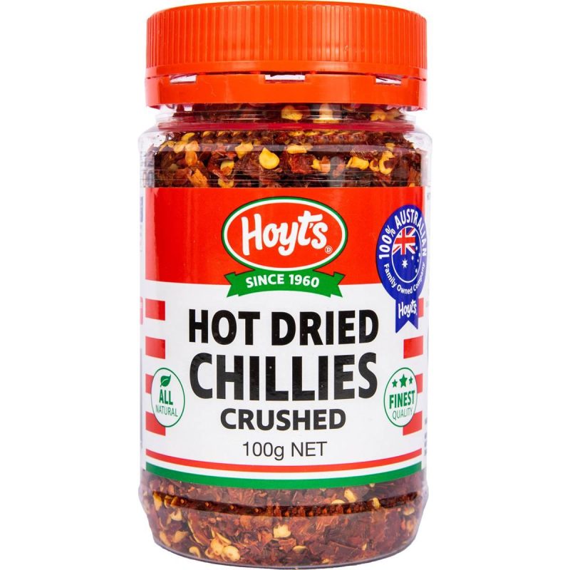 Hoyts Hot Dried Cruched Chillies Flakes 100g