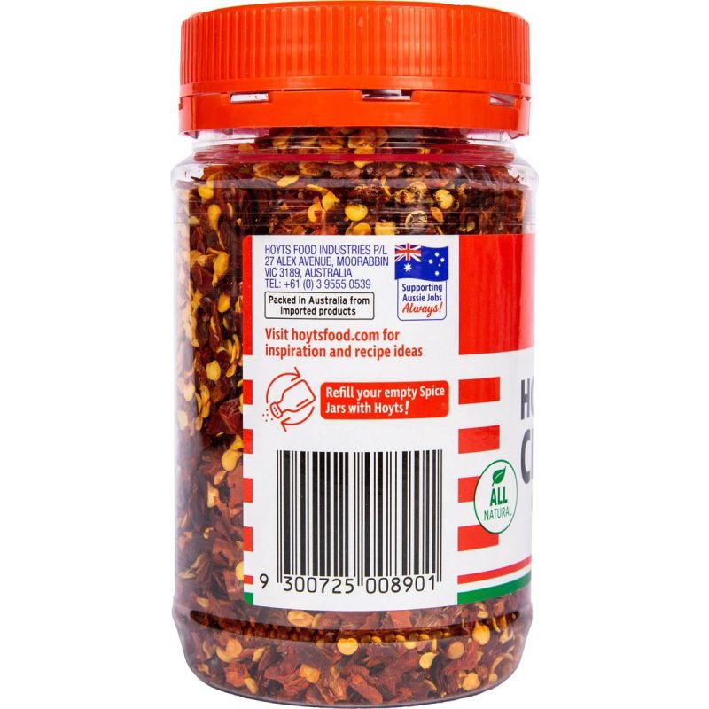 Hoyts Hot Dried Cruched Chillies Flakes 100g