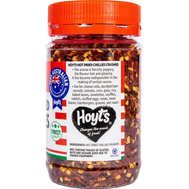 Hoyts Hot Dried Cruched Chillies Flakes 100g