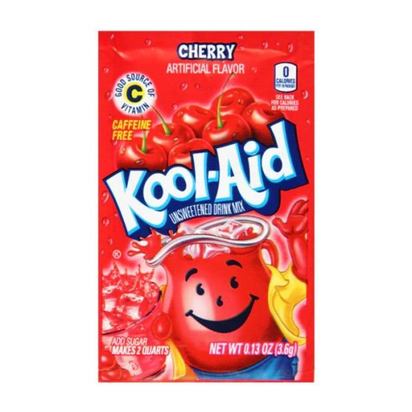 Kool Aid Instant Drink Mix Powder Cherry Flavour Sachet 3.9g