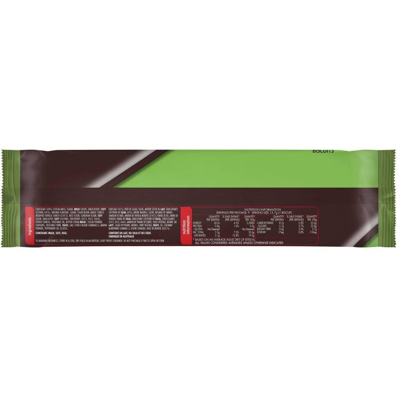 Arnotts Mint Slice Gluten Free Chocolate Biscuits 200g