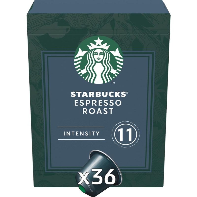 Starbucks Nespresso Espresso Roast Coffee Pods Capsules 36 Pack