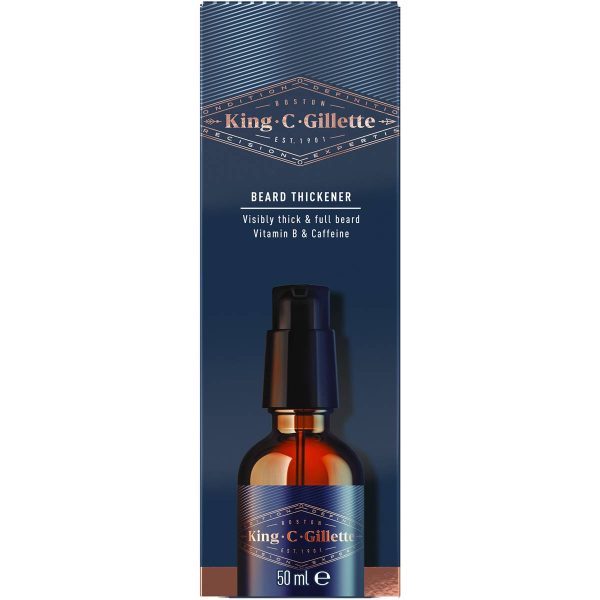 Gillette King C Beard Thickener With Vitamin B and Caffeine 50ml