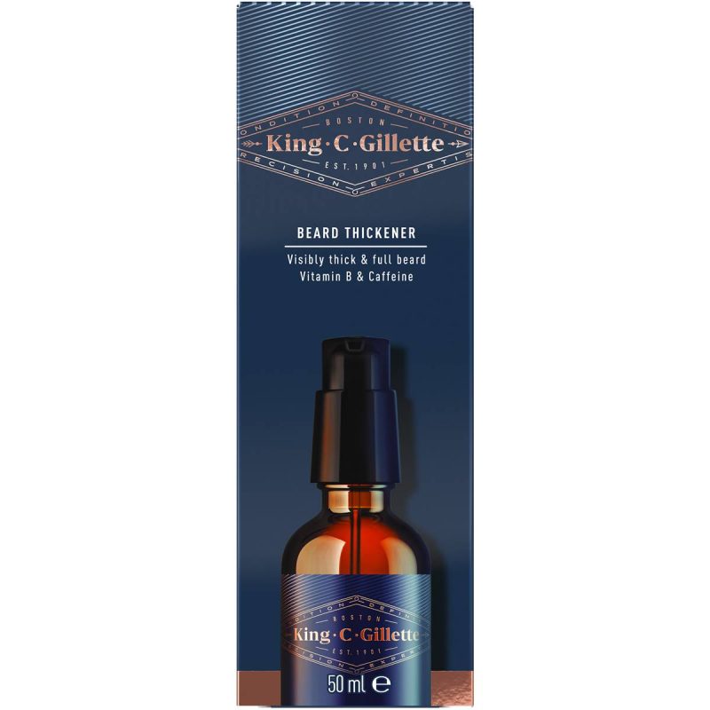 Gillette King C Beard Thickener With Vitamin B and Caffeine 50ml