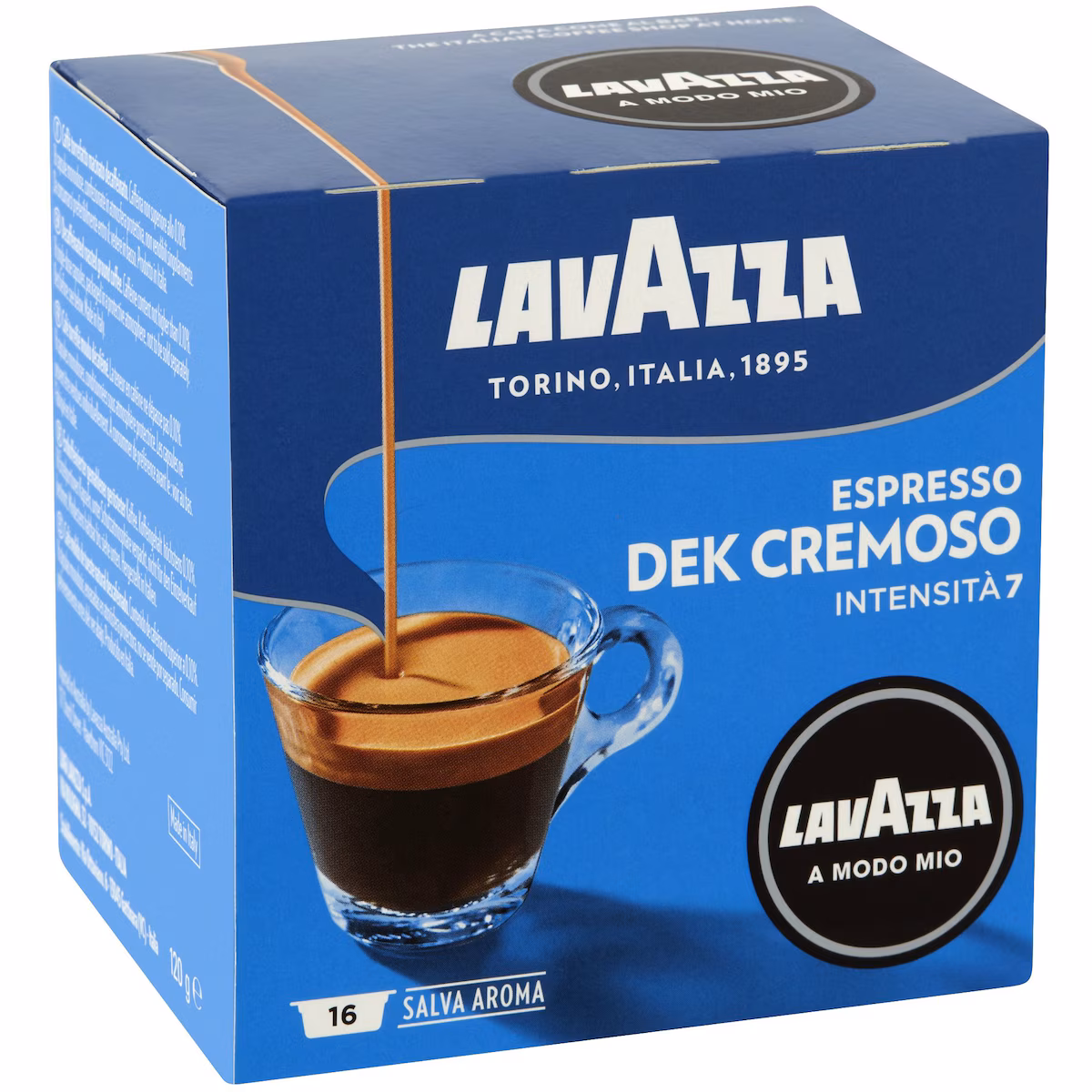 Lavazza Decaffeinated Espresso Coffee Pods Capsules 16 Pack
