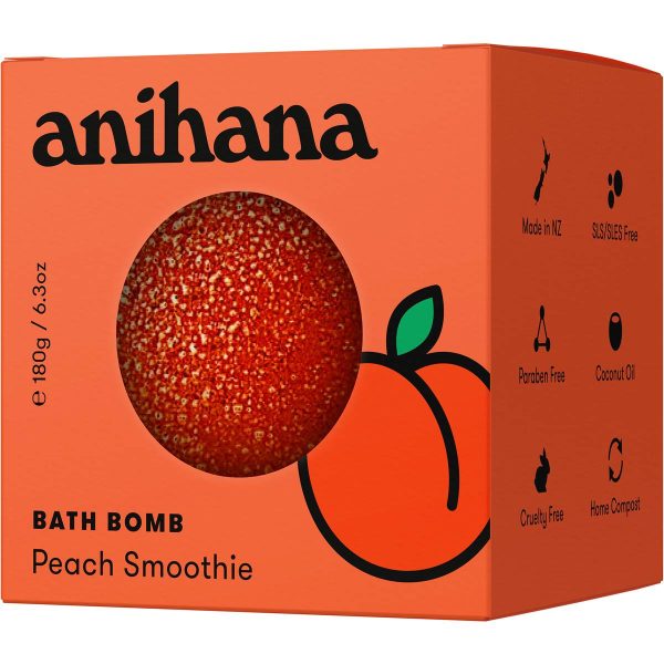 Anihana Bath Bomb Peach Smoothie Pack