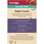 Freedom Maple Crunch Gluten Free GF Breakfast Cereal 360g