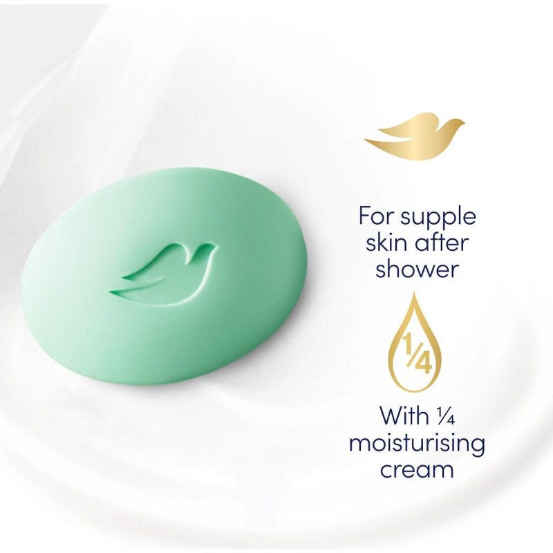 Dove Cucumber Beauty Cream Soap Bar 90g X 4 Bars